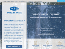 Tablet Screenshot of americanbreeze.com